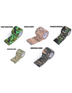 Bande de camouflage en divers coloris crisp green