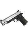 Airsoft-GunPistolet Colt 1911 Rail gun Co2 silver / noirKwcCo211749GBB