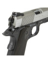 Airsoft-GunPistolet Colt 1911 Rail gun Co2 silver / noirKwcCo211751GBB