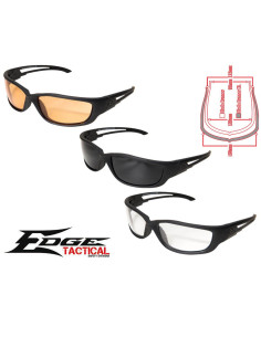 Blade Runner XL Eyeglasses available in various colours Edge Tactical Eye protection