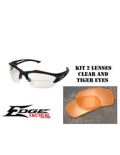 Acid Gambit glasses in 2 yellow and transparent glasses kit Edge Tactical Eye protection