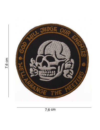 Airsoft-GunPatch God will judge our enemiesACMPatchs & ID11875