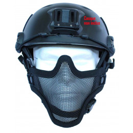 Masque de protection faciale version 1 en Noir