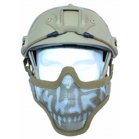 Masque de protection faciale version 1 en Skull Tan