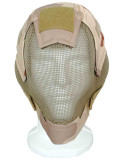 Masque de protection faciale V6 en Desert 3 couleurs