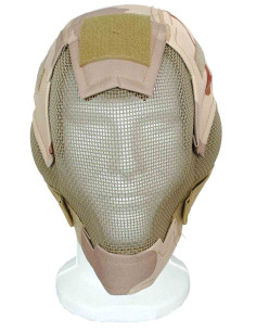 Masque de protection faciale V6 en Desert 3 couleurs
