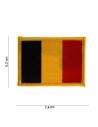 Airsoft-GunPatch drapeau BELGE avec velcroACMPatchs & ID12165