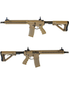 Assault rifle M4 AEG CM16 SRXL with mosfet Tan