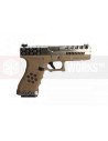 Airsoft-GunAW GBB VX0110 Hex-cut Tan / silverAW customsGBB / GNB12451GBB