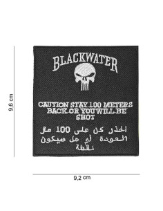 Patch Blackwater 100 mtr avec velcro ACM Patchs & ID