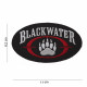 Patch logo Blackwater avec velcro en tissus
