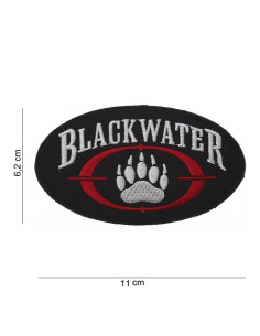 Patch logo Blackwater avec velcro en tissus