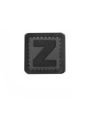 Airsoft-GunPatch PVC d'identification avec velcro lettre Z Gris/noirACMPatchs & ID12818