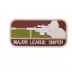 Pach PVC avec velcro Major league Sniper en divers couleurs