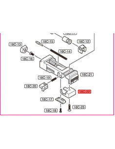 Stoppeur de sélecteur pour Glock 18C Tokyo Marui