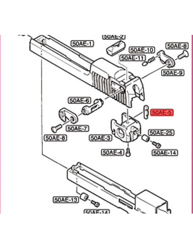 Tige de sécurité pour Desert Eagle Tokyo Marui