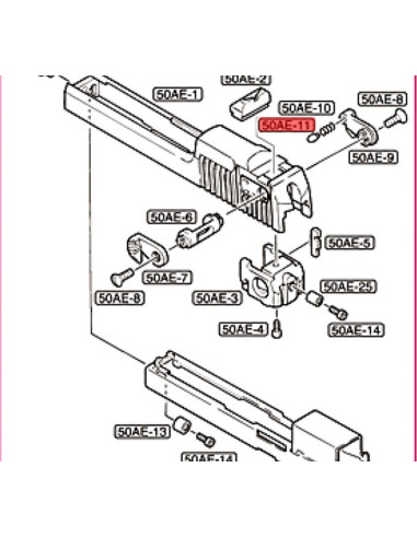 Pin du levié de sécurité pour Desert Eagle Tokyo Marui