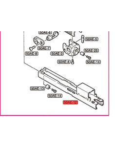 Rail de culasse pour Desert Eagle Tokyo Marui Tokyo Marui  Pièces Desert Eagle