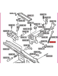 Dog spring for Desert Eagle Tokyo Marui Tokyo Marui  Desert Eagle Parts