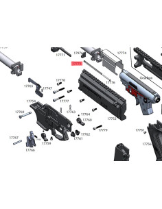 Ressort du clapet réglage hop up pour scorpion EVO3