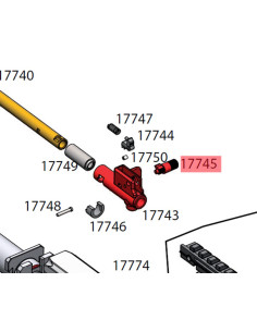 Hop up adjustment wheel on the EVO3 scorpion ActionSportGames Original parts ASG
