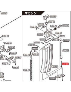 Tokyo marui valve de remplissage pour chargeur GBB et GBBR