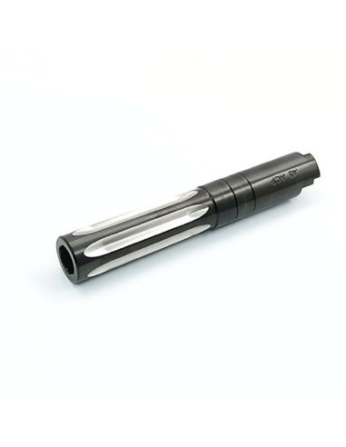 Stainless Steel .45ACP Fluted Outer Barrel for TM 4.3 Hi-capa black