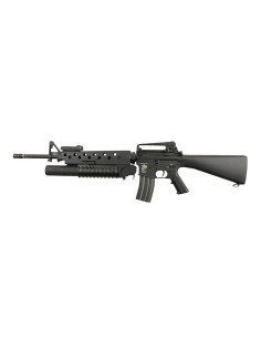Assault rifle M16A3 with M203 AEG black ECEC System E&C AEG / AEP
