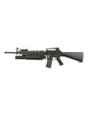 Airsoft-GunRéplique d'assaut M16A3 avec M203 AEG Noir ECEC SystèmeE&CAEG / AEP13649AEG
