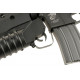 Réplique d'assaut M16A3 avec M203 AEG Noir ECEC Système vue 5