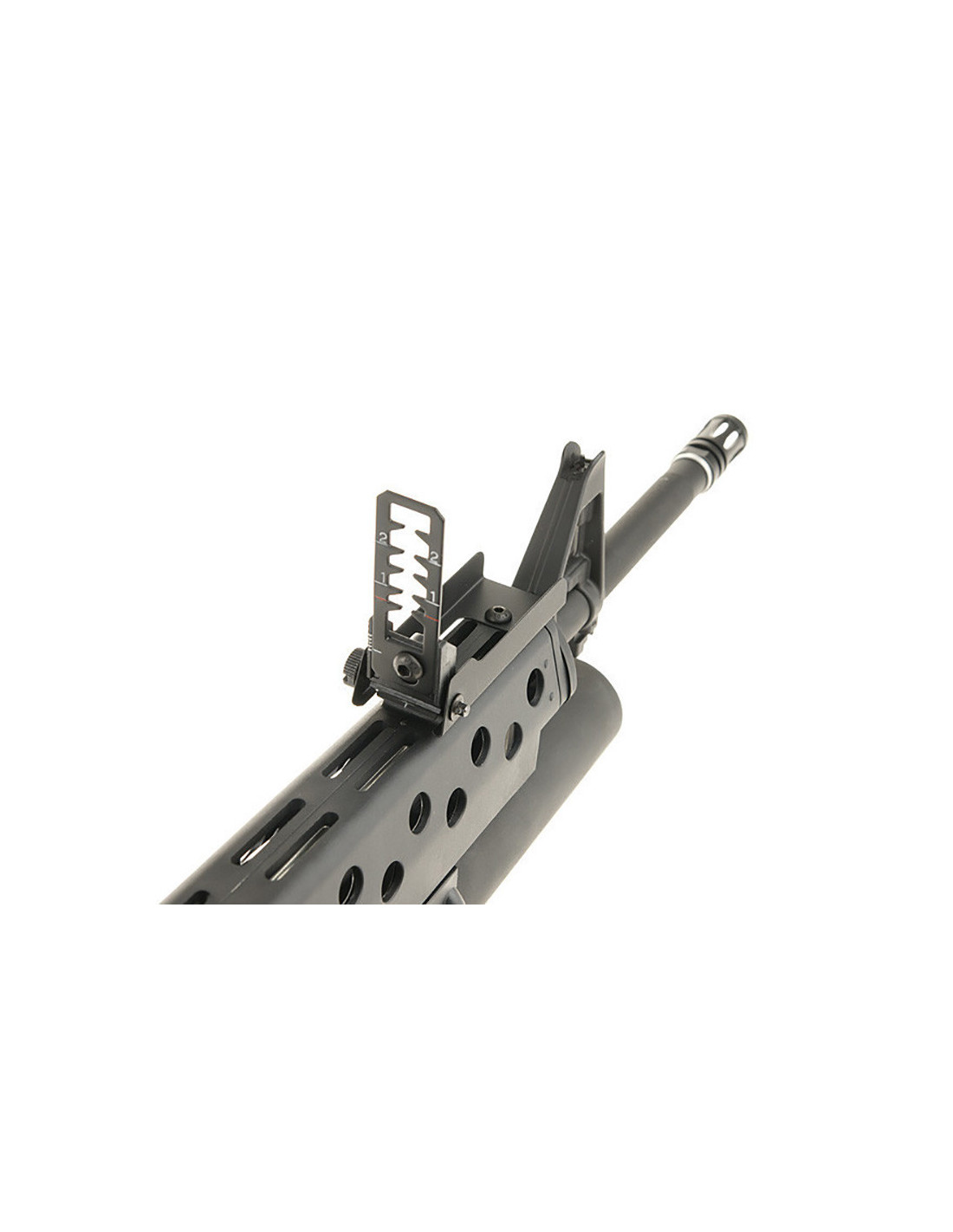Assault Rifle M16a3 With M3 Aeg Black Ecec System