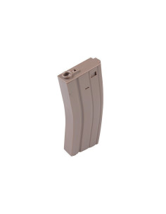 Chargeur métal M4/M16 Midcap 70 billes Tan