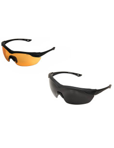 Overlord Glasses with lens Tiger's Eye and G15 Black Edge Tactical Eye protection