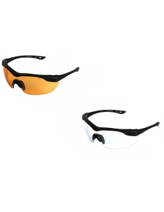 Overlord Glasses with lens Tiger's Eye and Clear Edge Tactical Eye protection