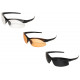 Sharp Edge Glasses with lens Tiger's Eye, Clear and G15
