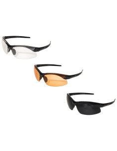 Sharp Edge Thin temple avec verres G15, transparent et Tiger eye's Edge Tactical Protection occulaire