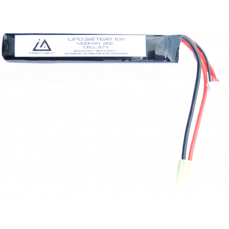 Batterie Lipo 11,1V 1400Mah 20C type stick