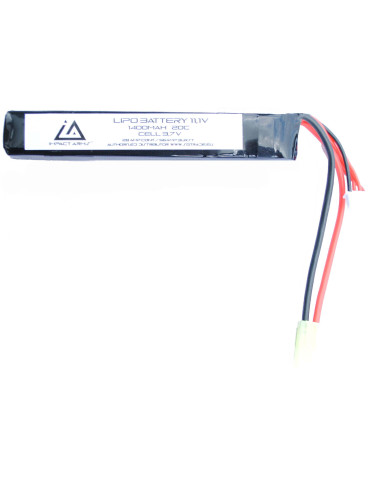 Batterie Lipo 11,1V 1400Mah 20C type stick