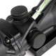 Red dot ACOG type with green optical fiber in black color pic 5