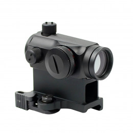 Red dot T1 with QD and lower mount in black color