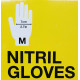 Boites de 100 Gants de protection MTN au Nitril en taille M vue 2