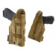HOLSTER MOLLE DEFCON 5 AMBIDEXTRE Tan