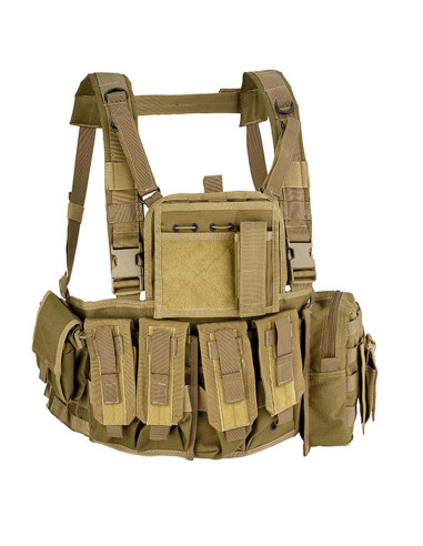 Airsoft-GunCHEST RIG DEFCON5 coyote TanDefcon 5 italyGilets Tactiques et harnais14550Gilet tactique