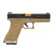 WE Glock 17 T6 Tan/Black/Gold pic 4
