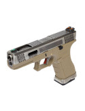 WE Glock 17 T8 Argent/Tan