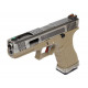 WE Glock 17 T8 Silver/Tan
