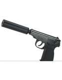 Pistol mock-up silencer and extended barrel pic 4