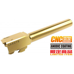 Guarder Canon externe CNC Titanium Gold pour G17 Marui