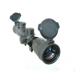 2-6X32AOE scope with ring mount + illuminated reticle