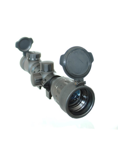 2-6X32AOE scope with ring mount + illuminated reticle